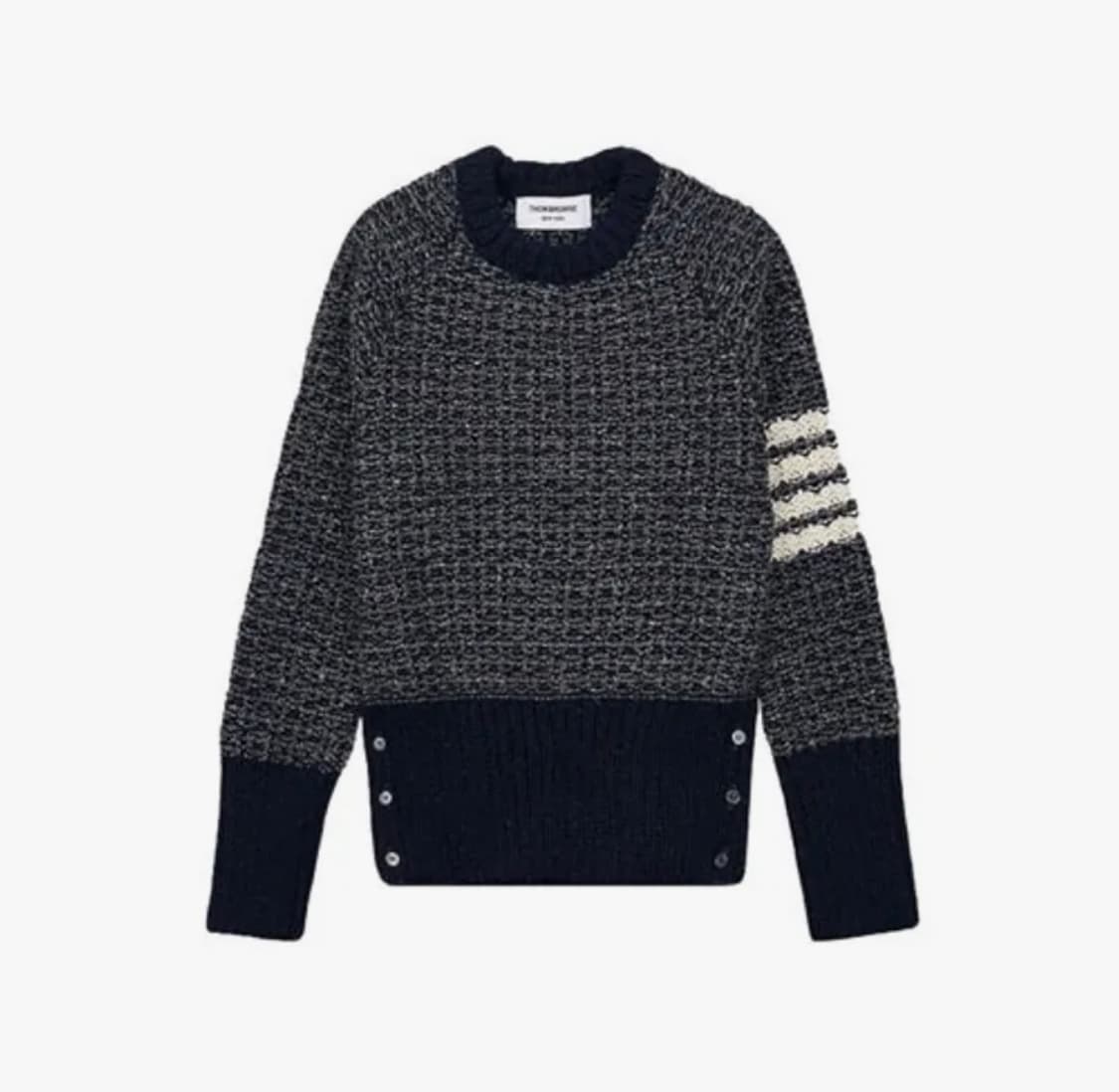 톰브라운 턱 스티치 래글런 슬리브 도네갈 사선 스트라이프 풀오버  상품이미지1