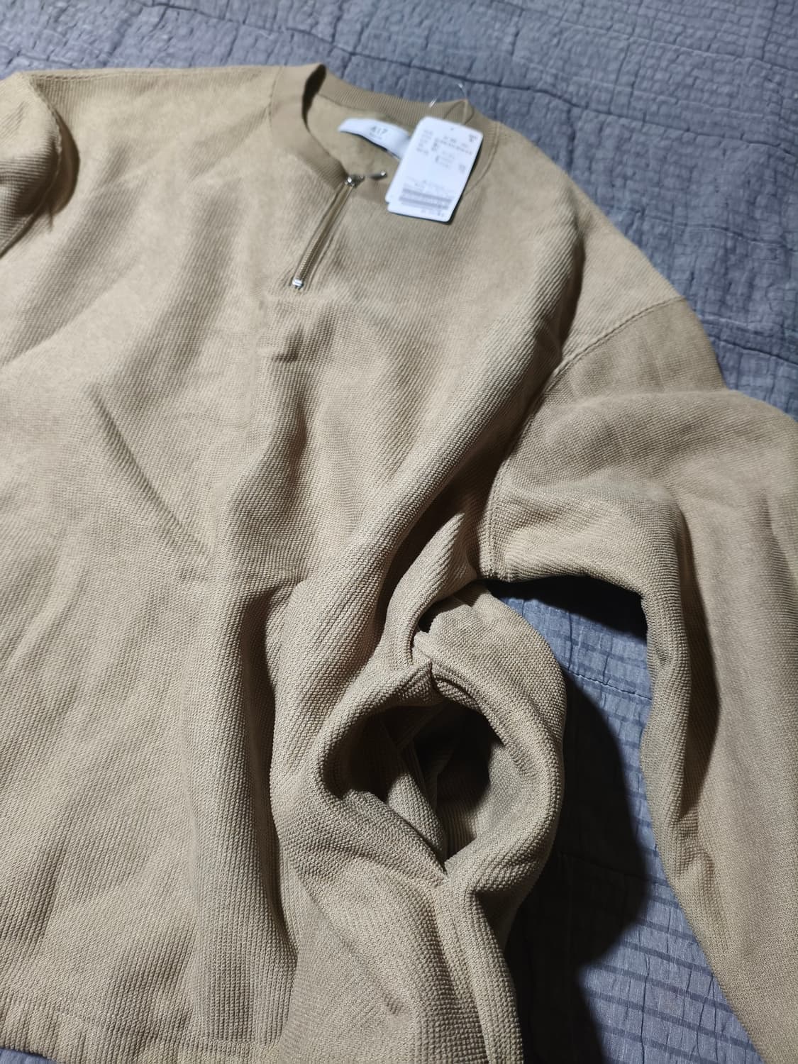 417 에디피스 반 집업 스웨트 셔츠  m (105~110) 새상품 상품이미지2