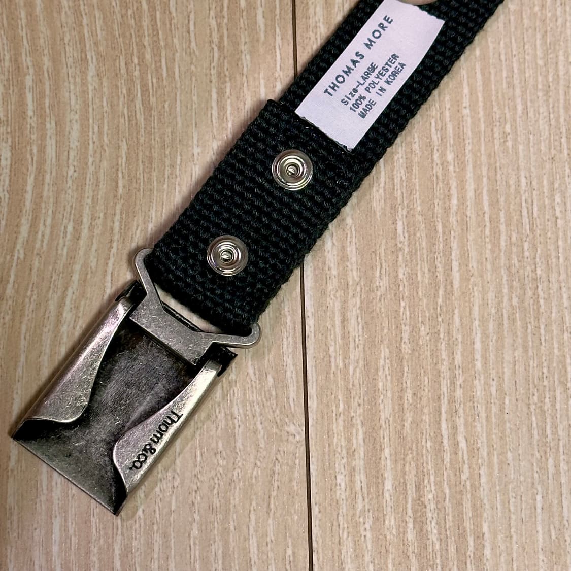 (급처) 토마스모어 위빙 벨트 블랙 L 상품이미지2