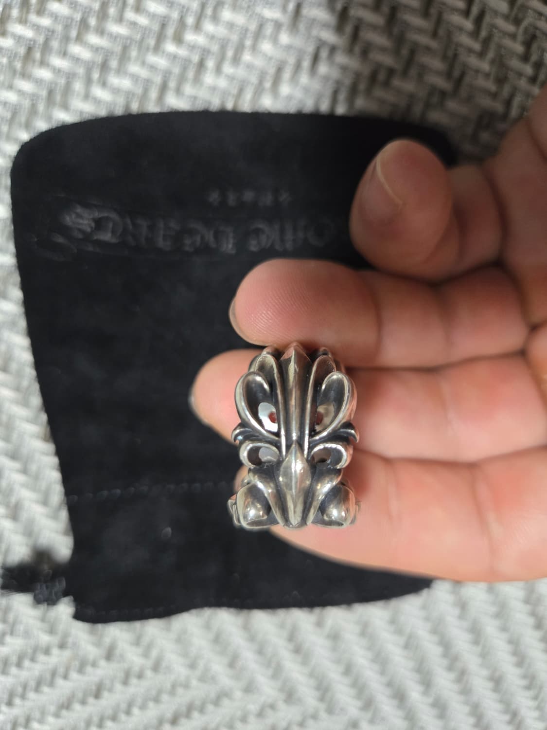 크롬하츠 더블 플로랄 반지(정품) 상품이미지3