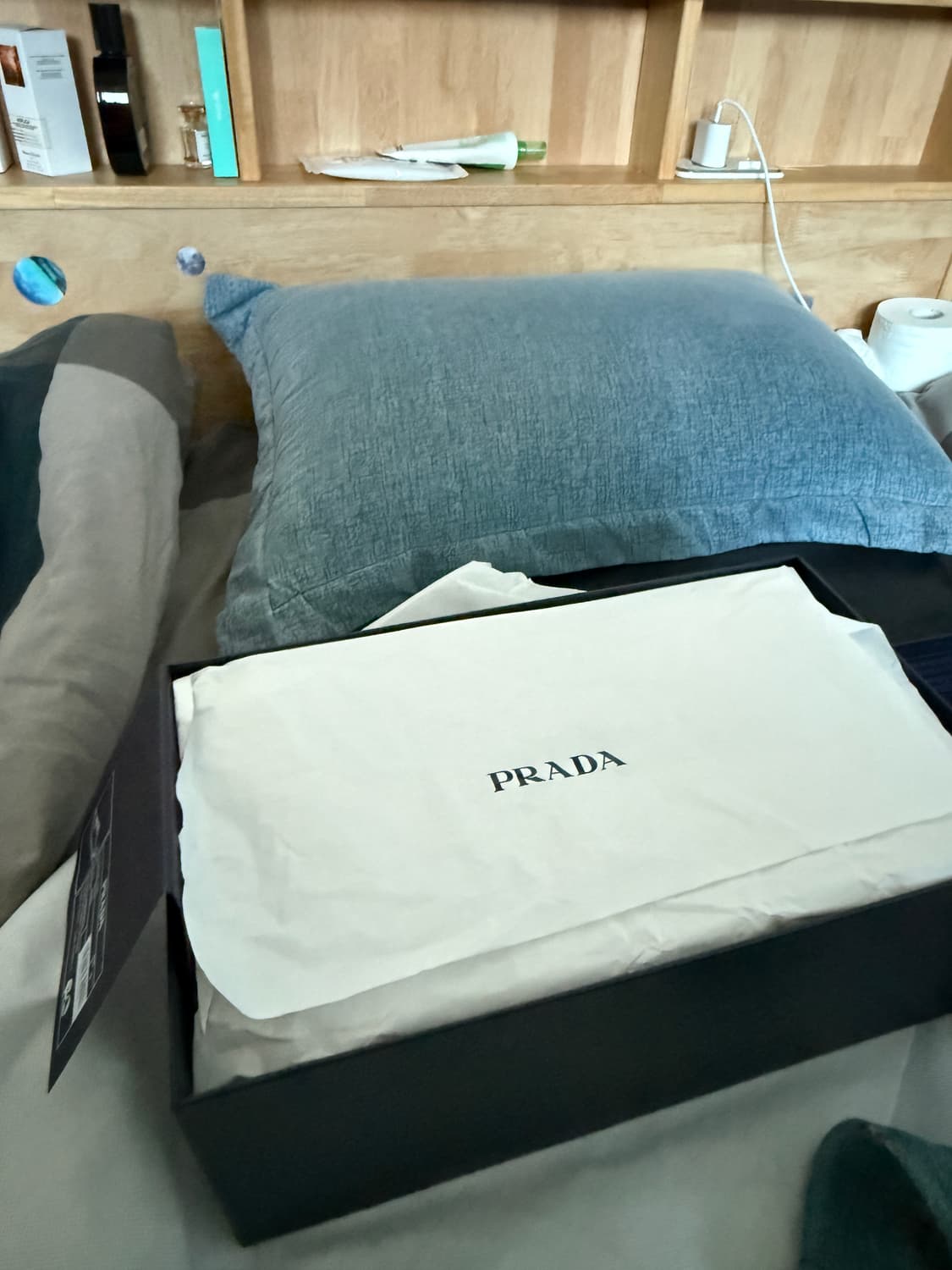 (UK9)프라다 컬랩스 나일론 스니커즈 블랙 상품이미지1