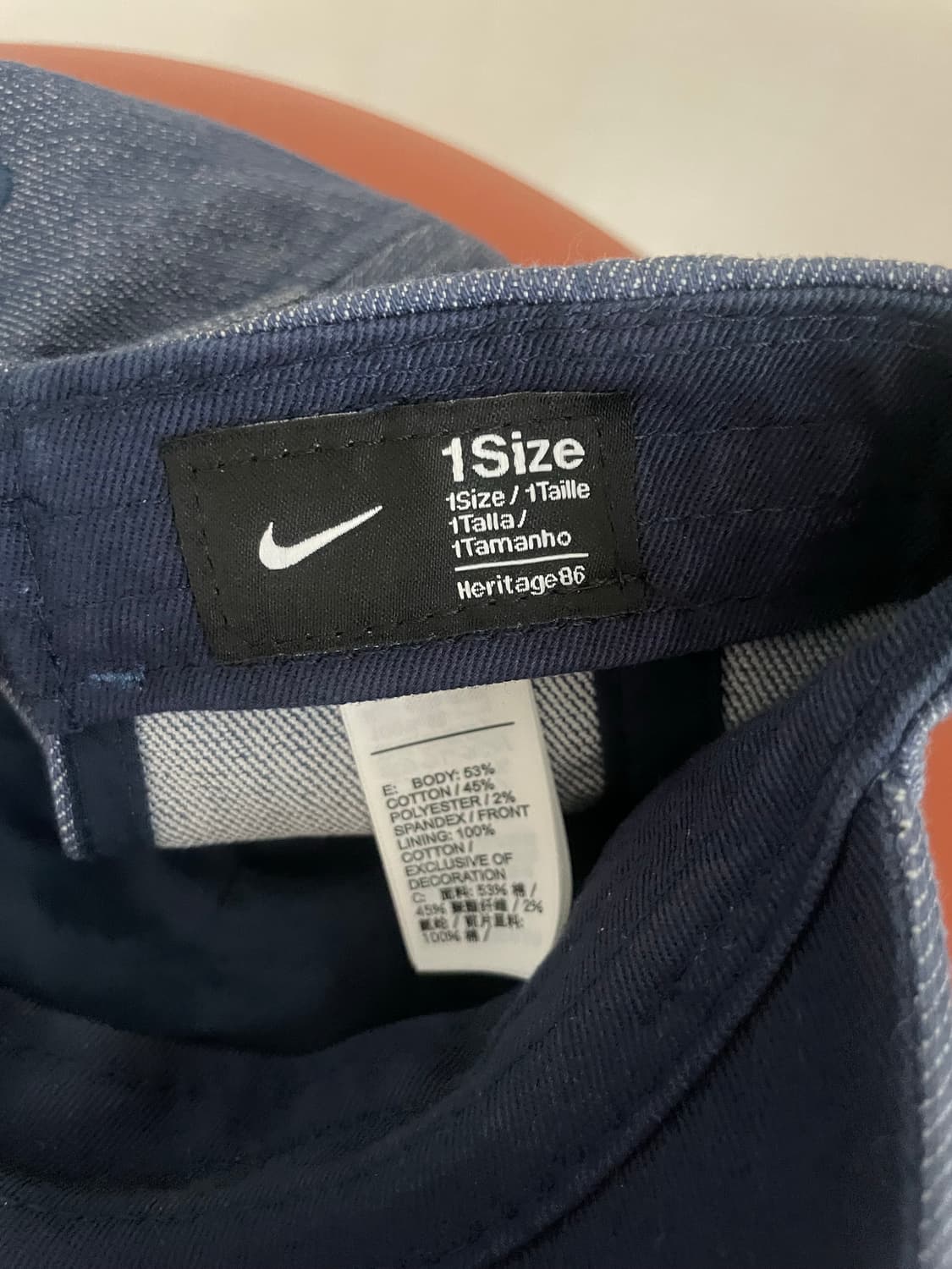 나이키 스우시 데님 캡 상품이미지3