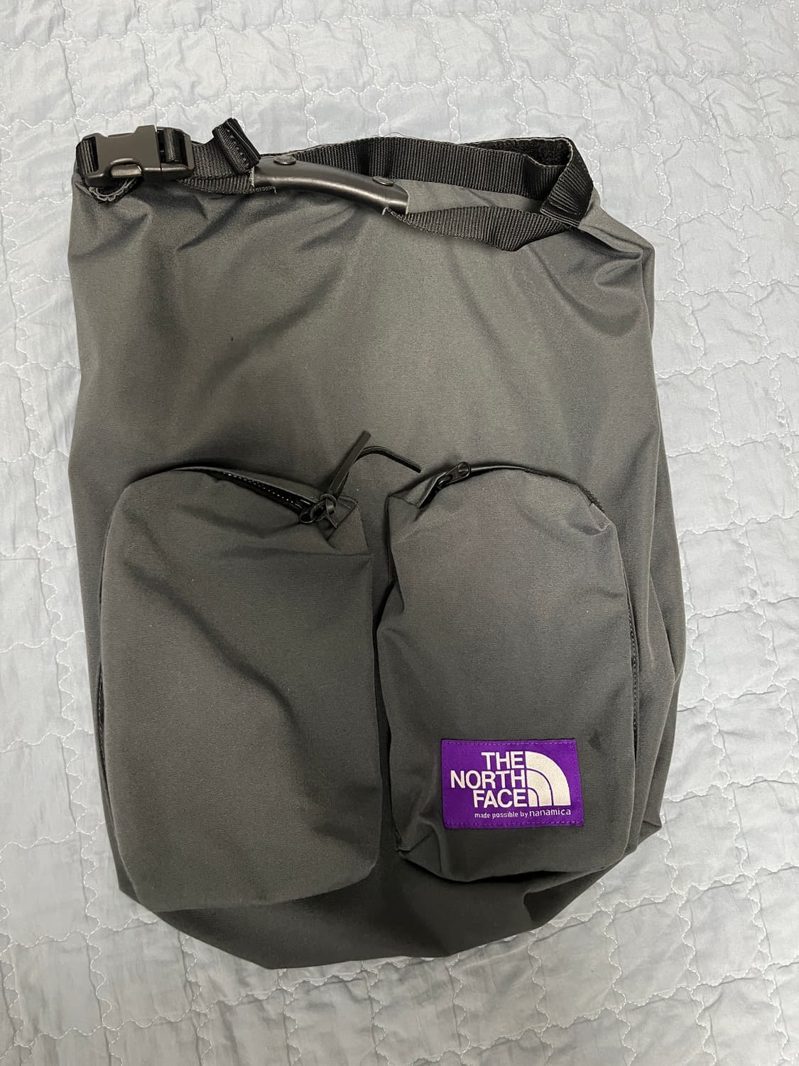 노스페이스 퍼플라벨 필드 투웨이 토트백 블랙 상품이미지1