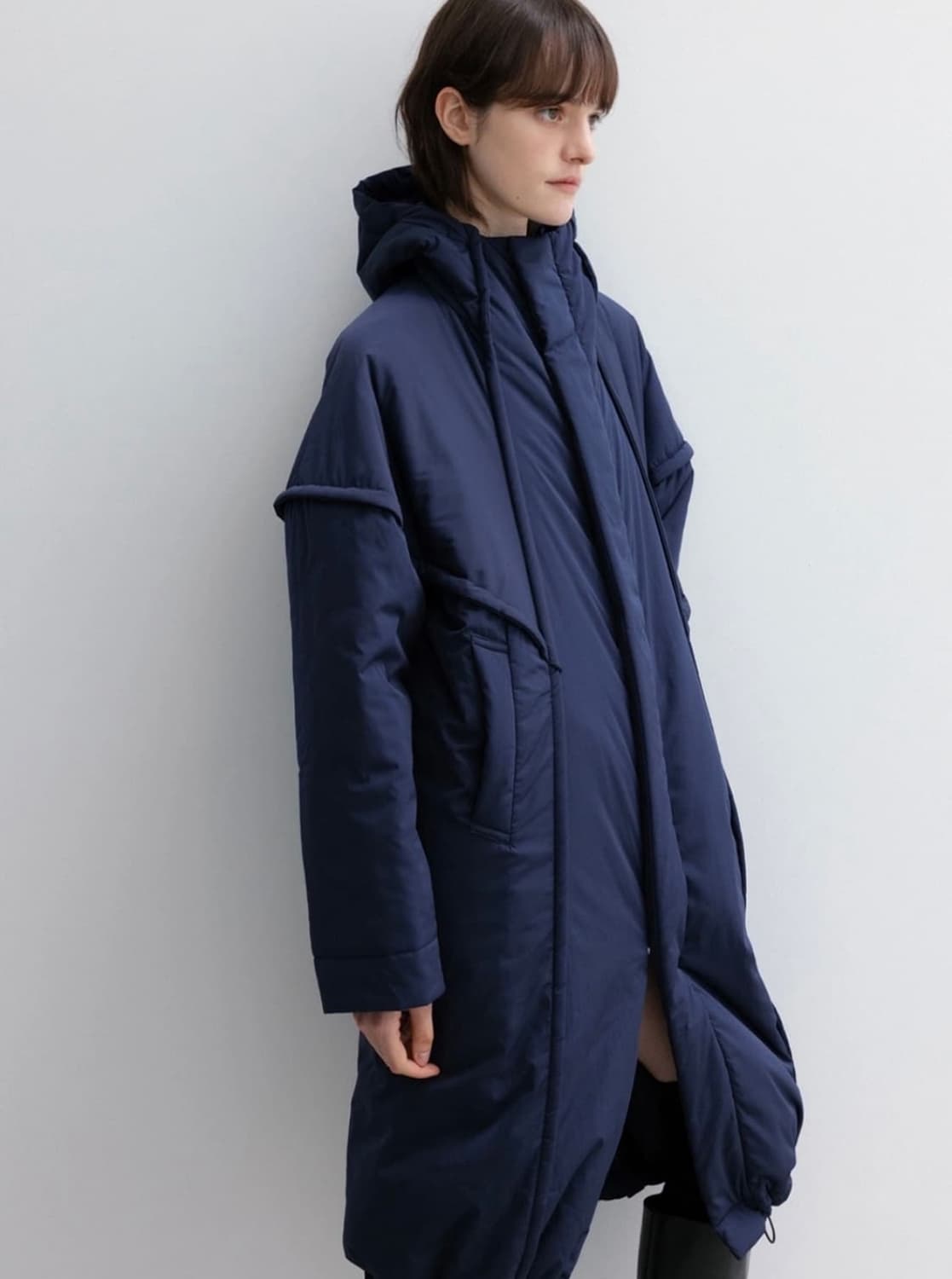 LFM hooded fluf long padding 패딩 상품이미지3