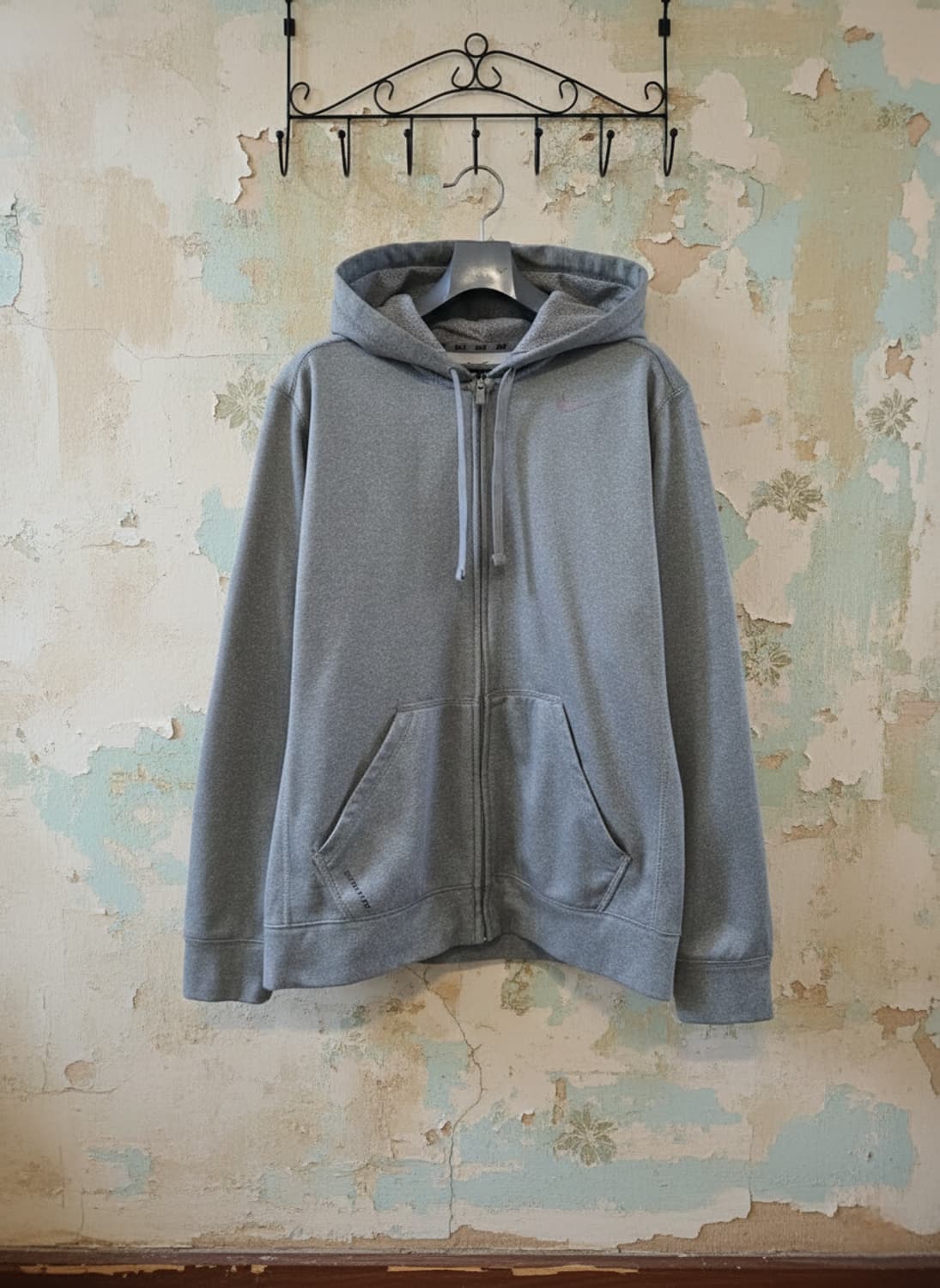 나이키 THERMA-FIT 회색 후드집업 XL 상품이미지1