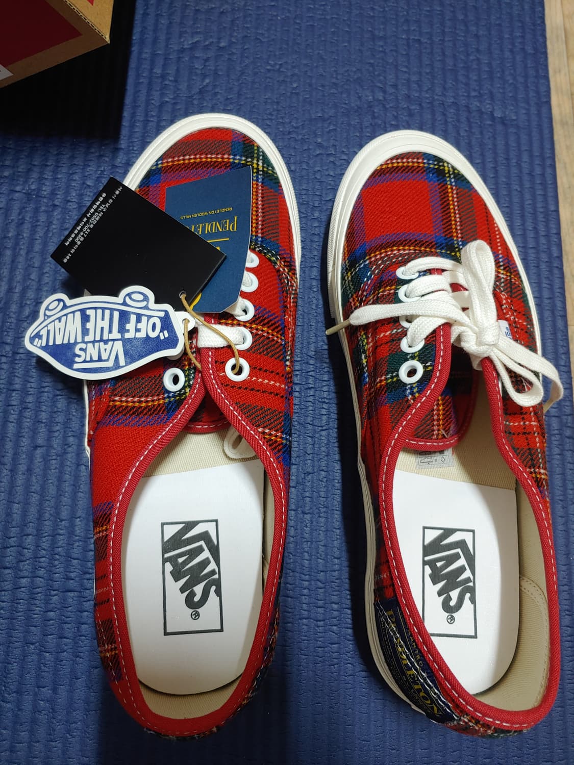 반스 × 펜들턴 타탄체크 한정제품(265 신품) 상품이미지2