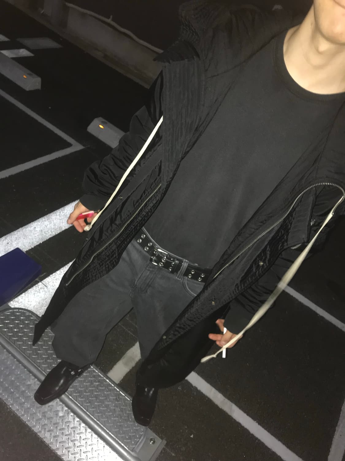 릭오웬스 15fw 롱 후드 파카 상품이미지5