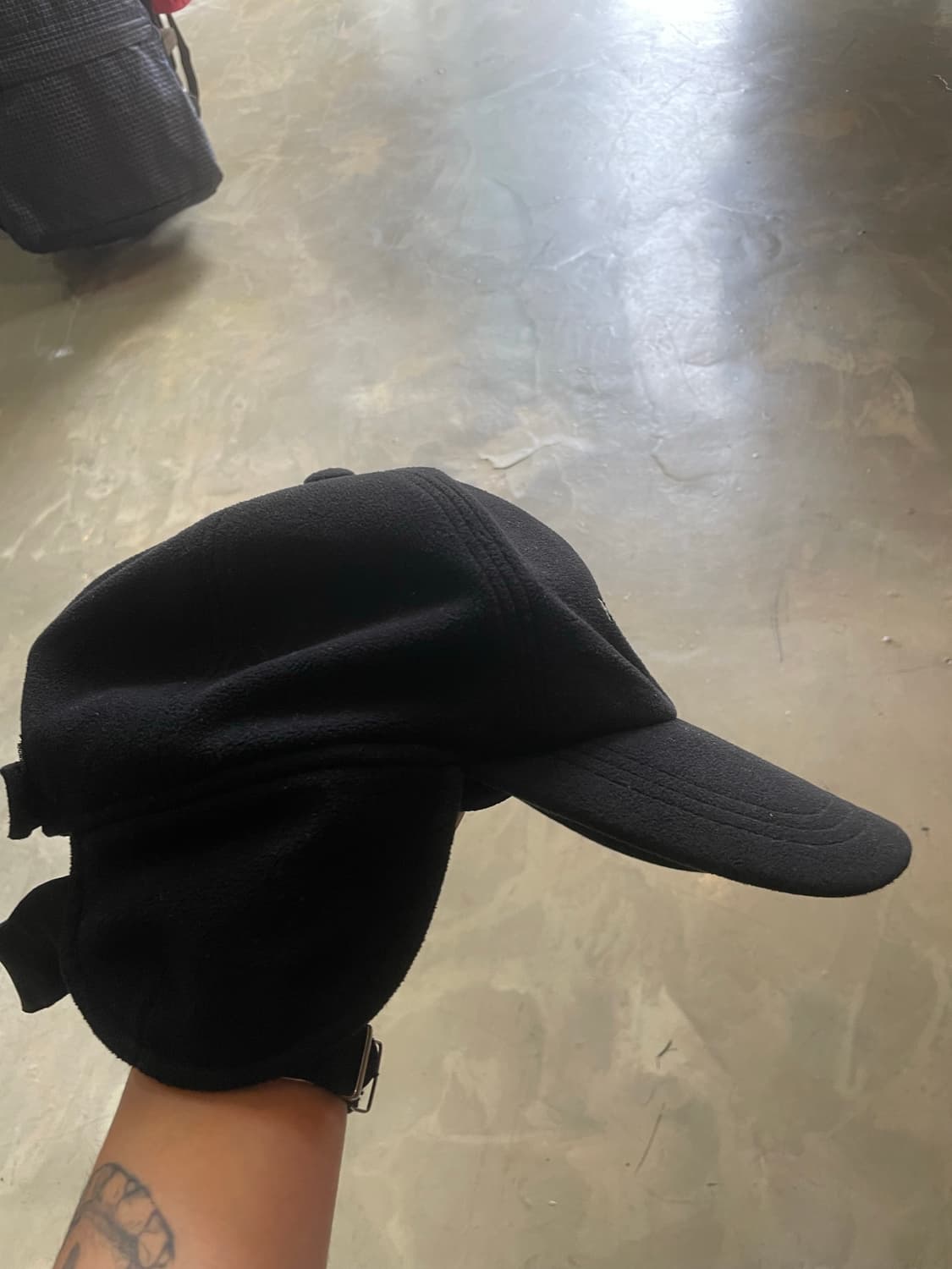 노스페이스 방한용 군밤모자 귀도리 블랙 상품이미지5