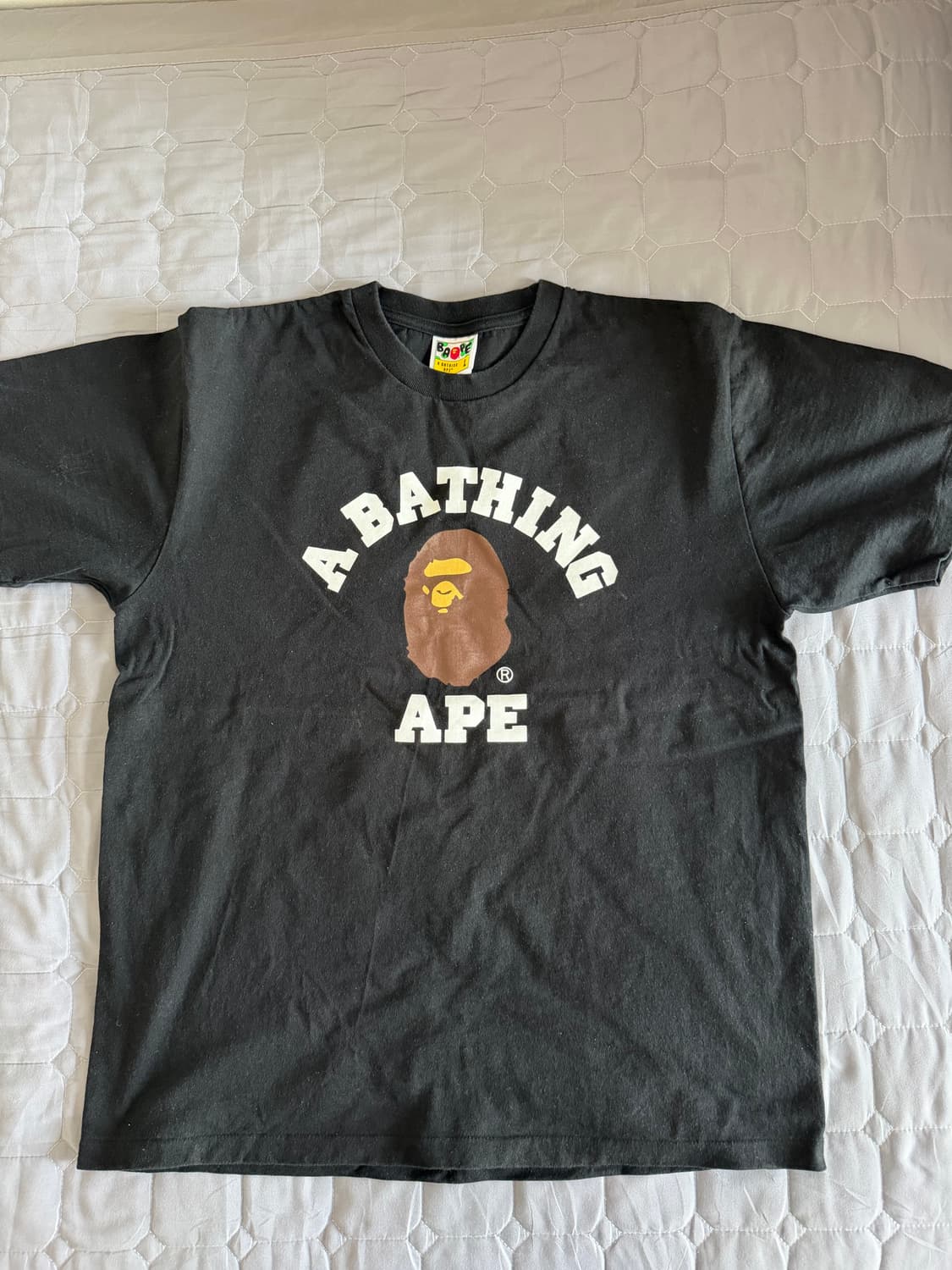 베이프 컬리지 티셔츠 L 상품이미지1