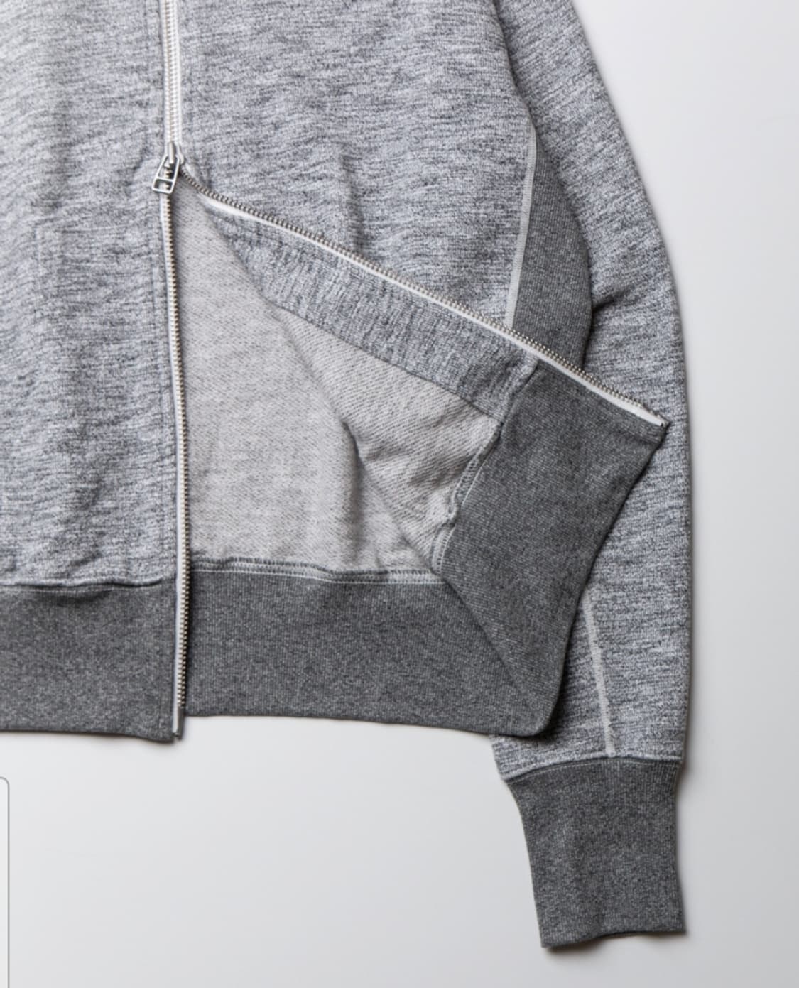 비헤비어 풀집업 멜란지 그레이 상품이미지6