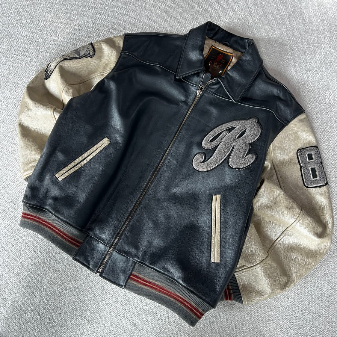 RBC 리얼카우 레이싱 레더 자켓 100 상품이미지2