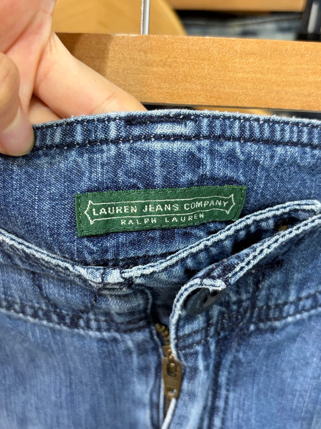 90s 폴로 LAUREN JEANS COMPANY 데님 탄창 카고 팬츠 상품이미지10