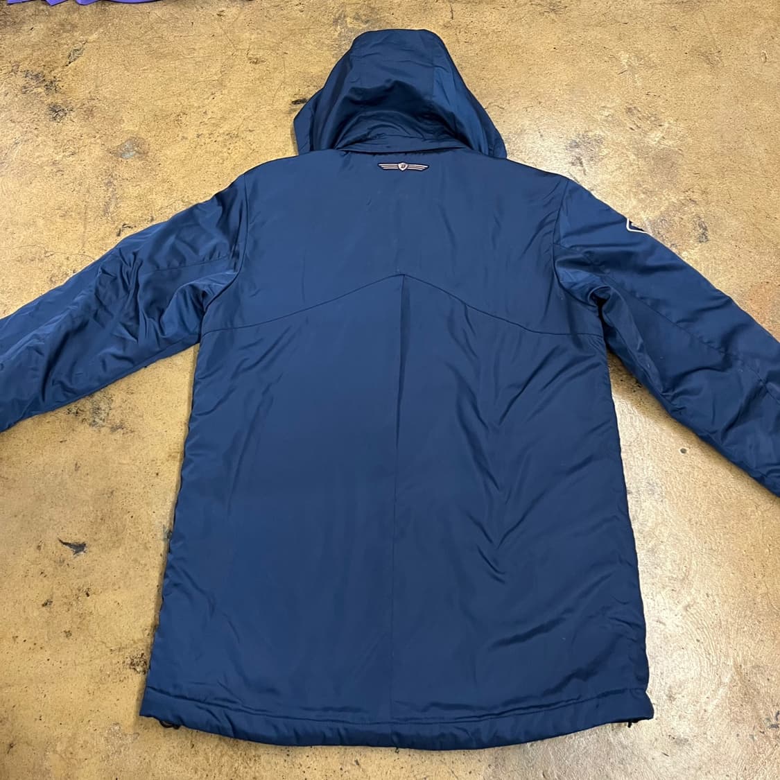 [M] 엔씨 다이노스 후드 바람막이 네이비 b17 상품이미지4