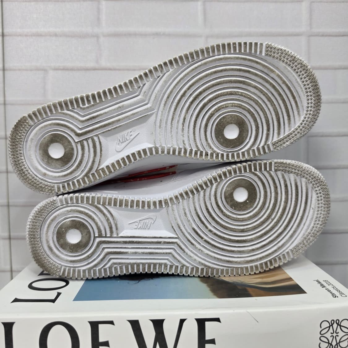 나이키 에어포스 1 로우 오렌지 페이즐리 스니커즈 운동화 240사이즈 상품이미지8