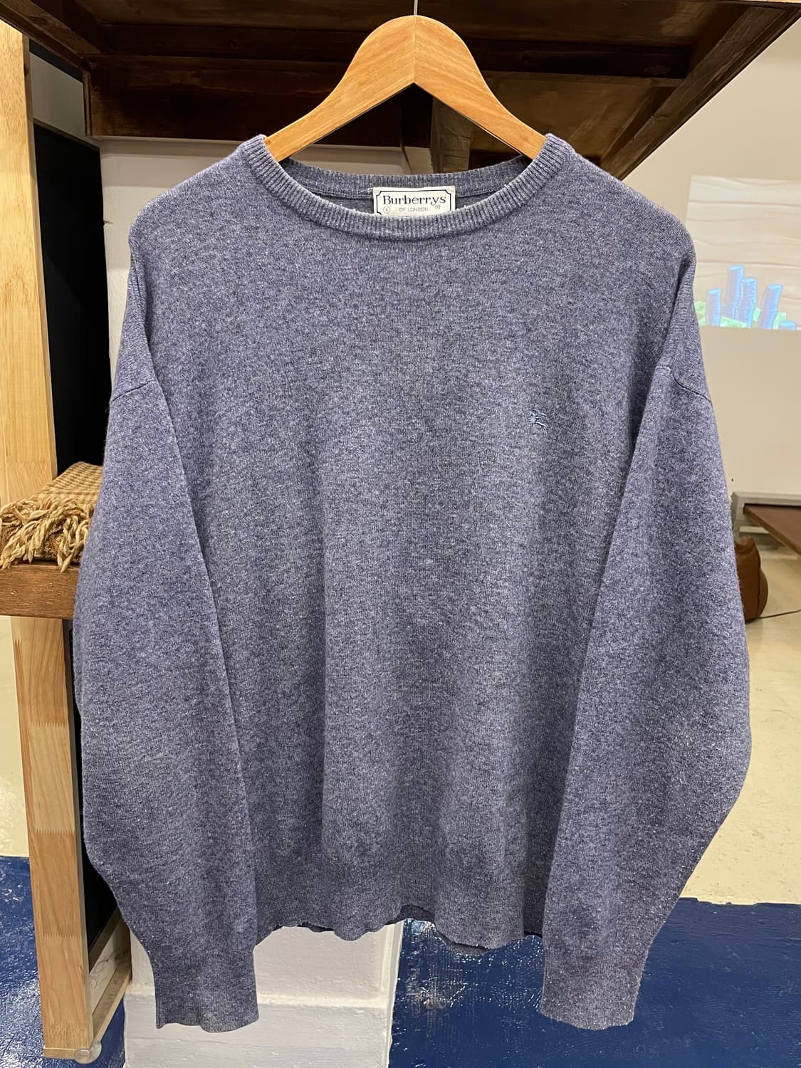 Burberrys 버버리 기마로고 램스울 니트 상품이미지4