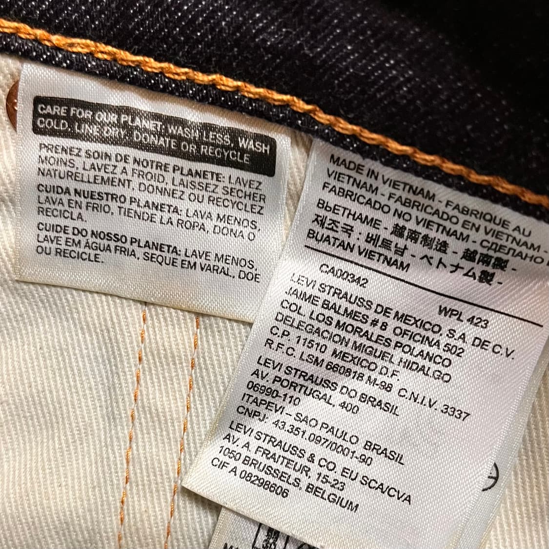 리바이스 510 데님팬츠 W32 L32 상품이미지5