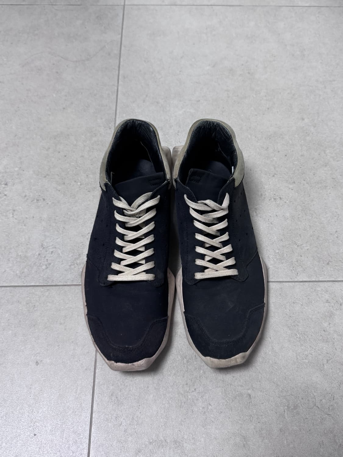 Rickowens 테크러너 검흰 (260-265) 상품이미지2