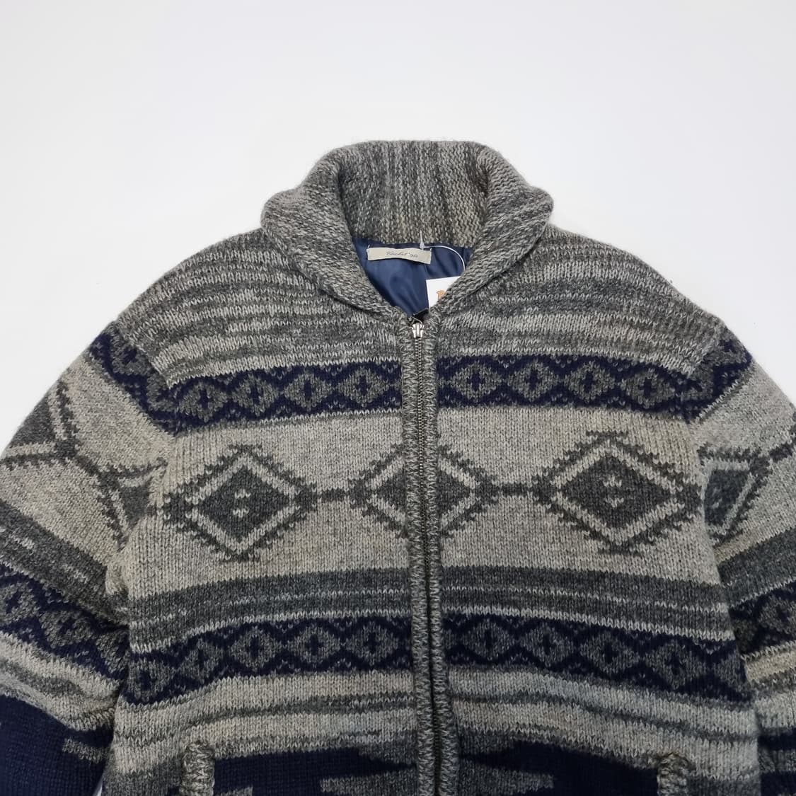 Cricket 재팬 코위찬 울 니트 집업 상품이미지4