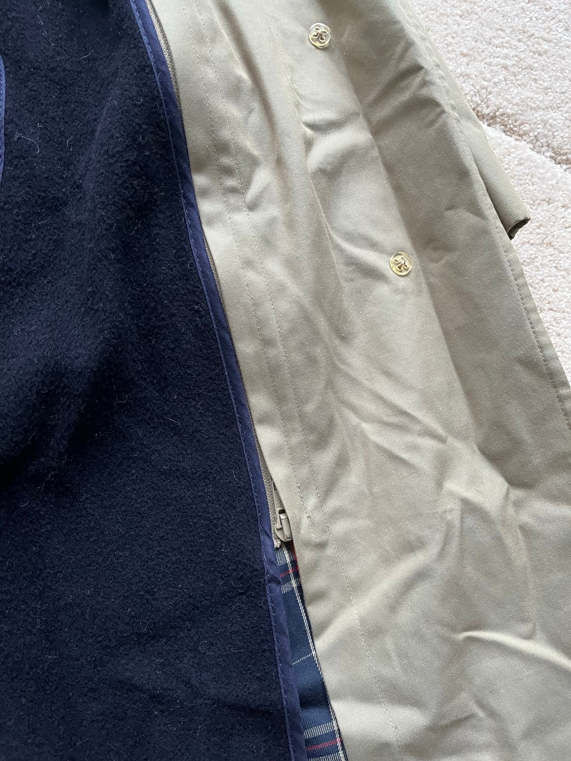 글로버올 디테처블 라이너 트렌치 코트 (103-105) 상품이미지8