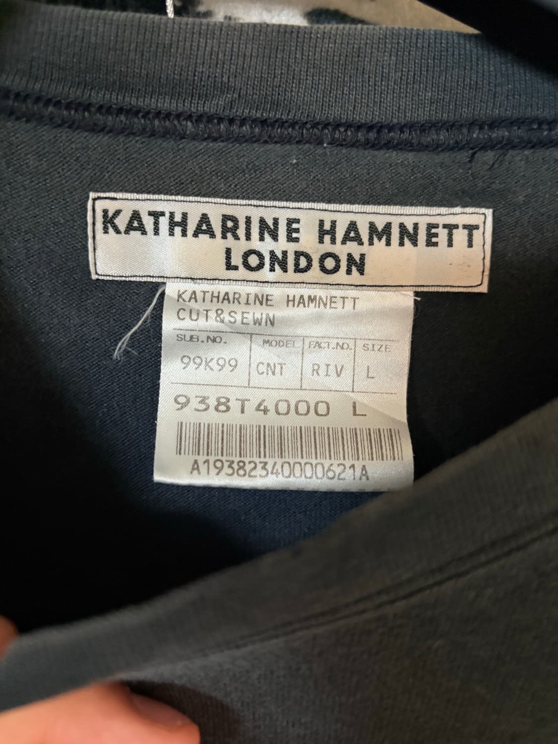 90’S Katharine hamnett half t-shirt   상품이미지3