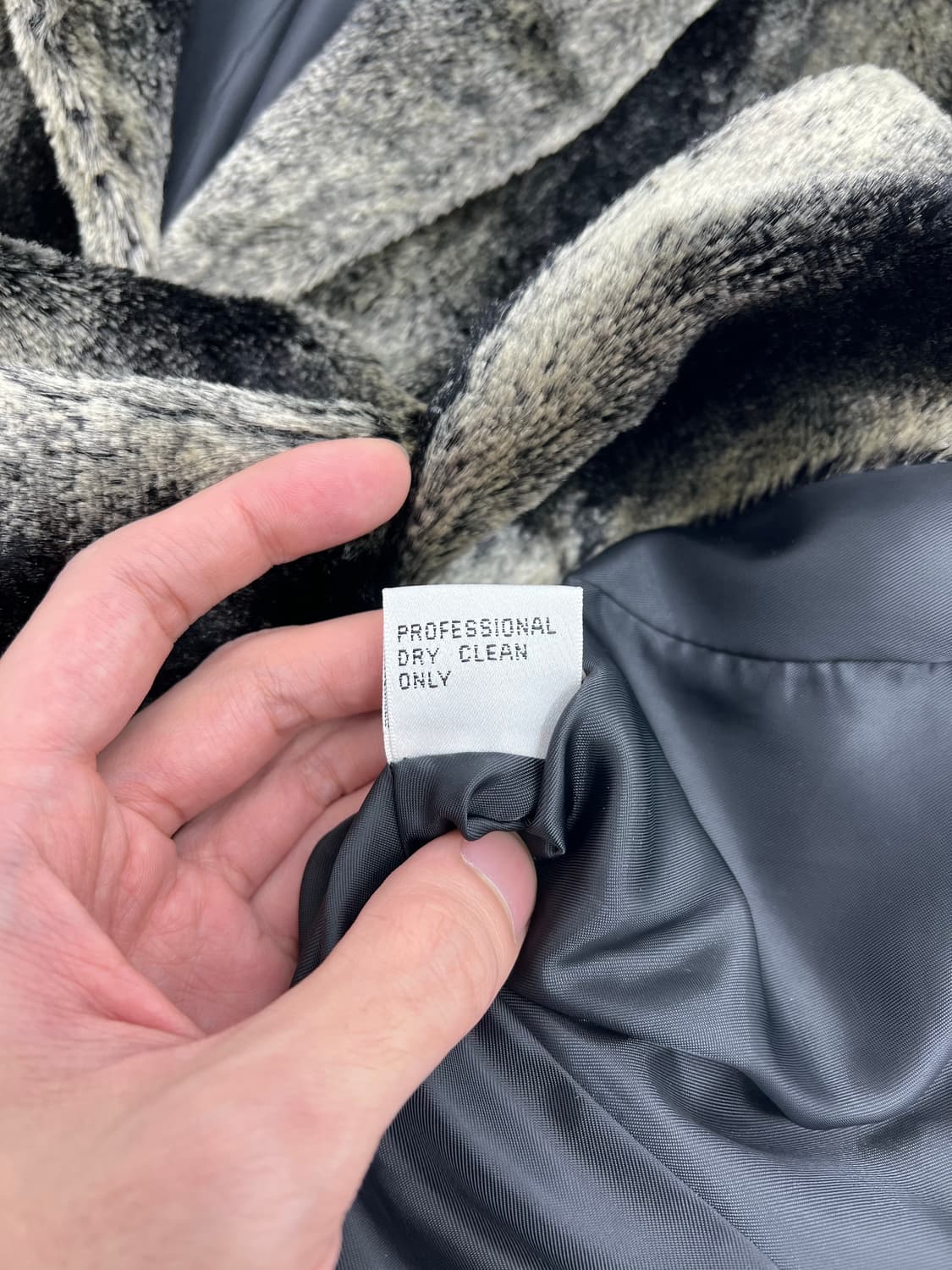 빈티지 실크 퍼 자켓 상품이미지5