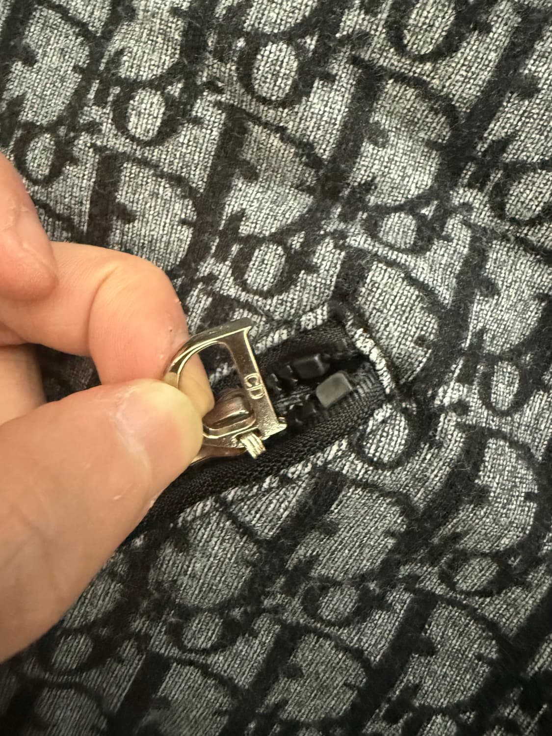 [급처/오늘거래] 크리스챤 디올 빈티지 구제 오블리크 후드 집업 상품이미지3