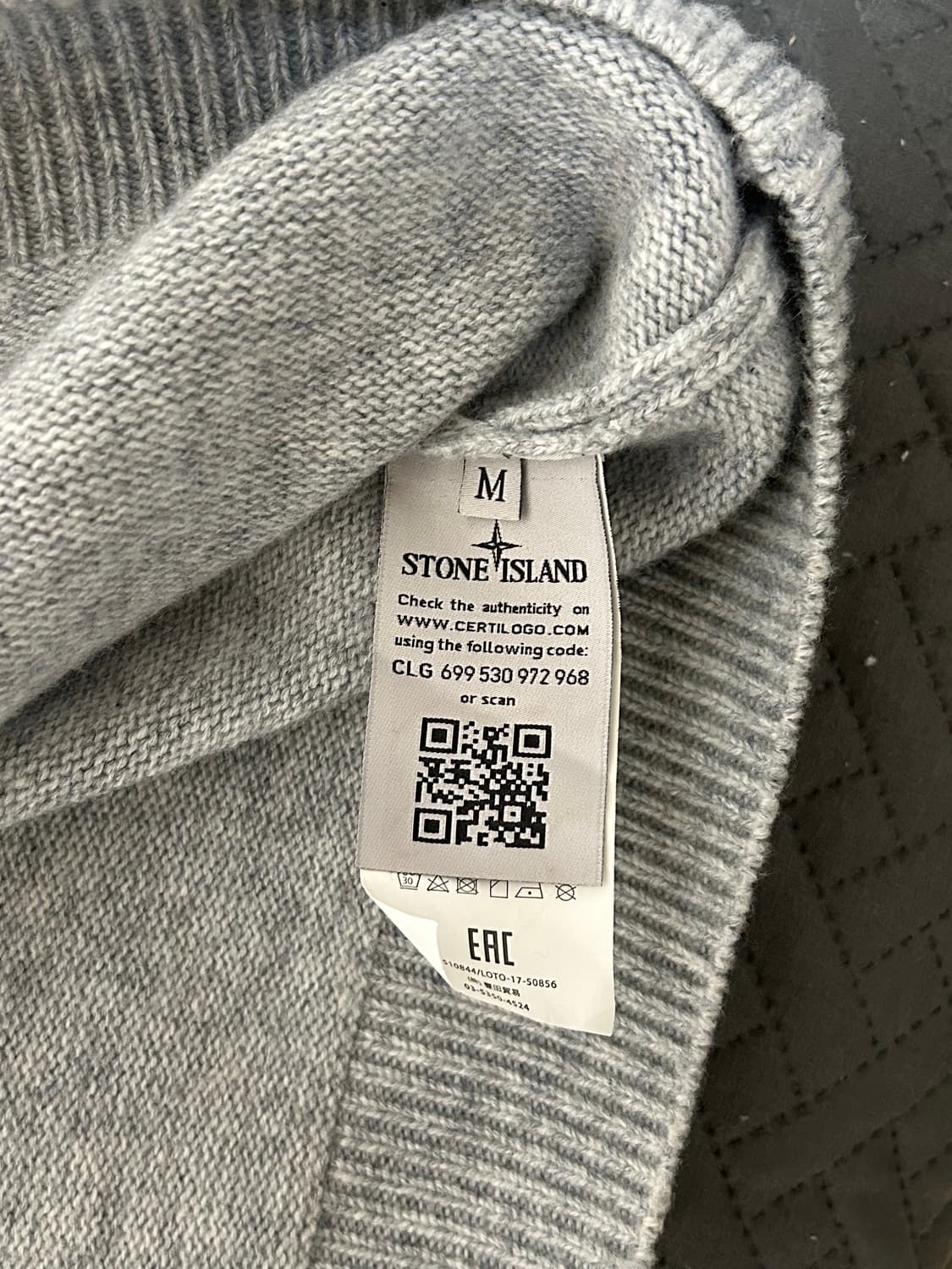스톤아일랜드 회색 니트 상품이미지5
