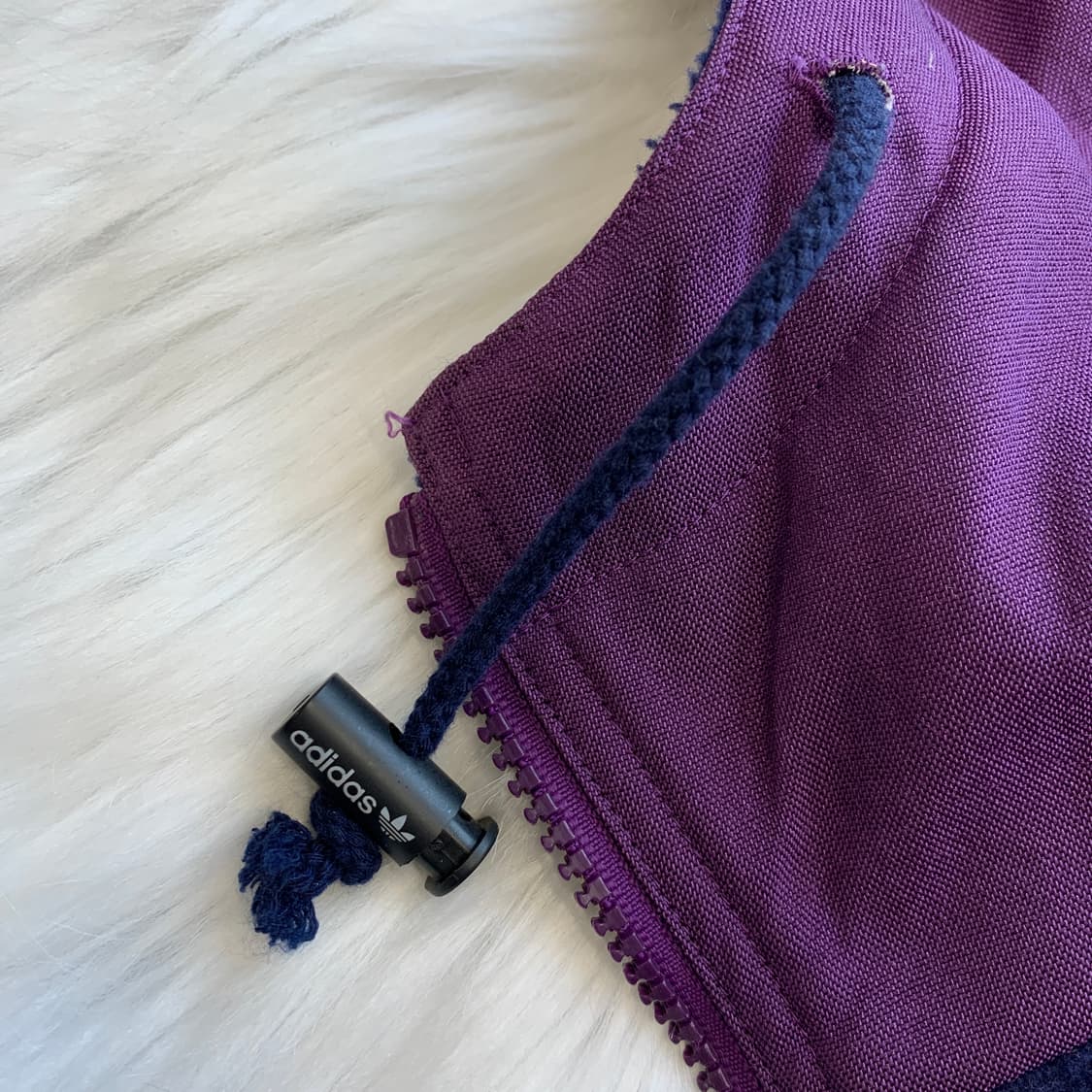 80's 아디다스 빅로고 후드 아노락 후리스 1789 상품이미지7