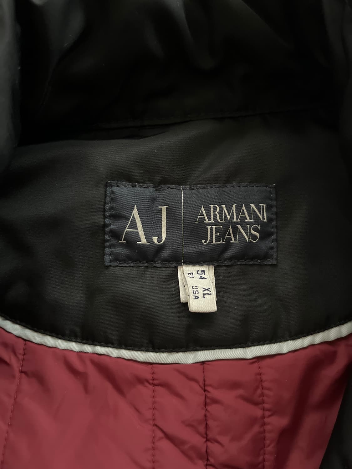 [xl] 아르마니 진스 나일론 필드자켓 블랙 상품이미지4