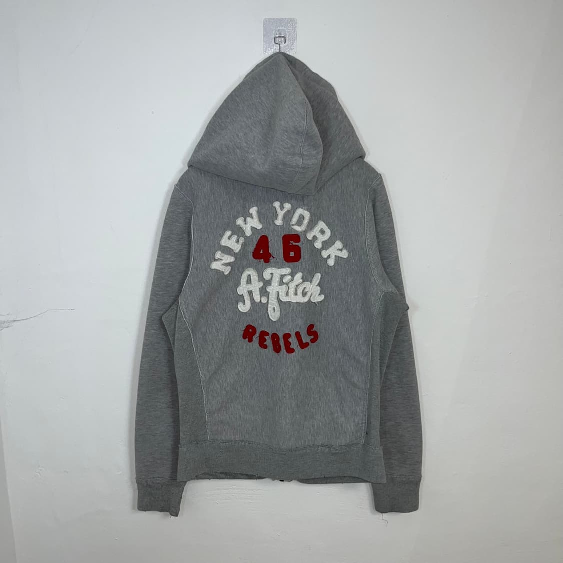 Abercrombie grey hoodie zip-up 상품이미지8