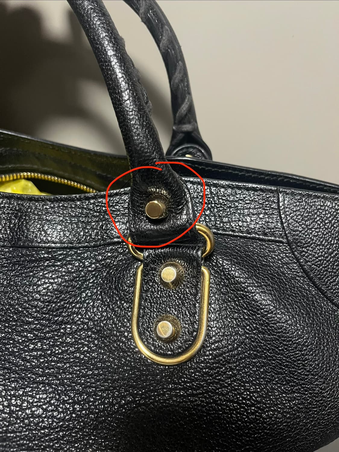 발렌시아가 메탈릭 모터백 램스킨 상품이미지4