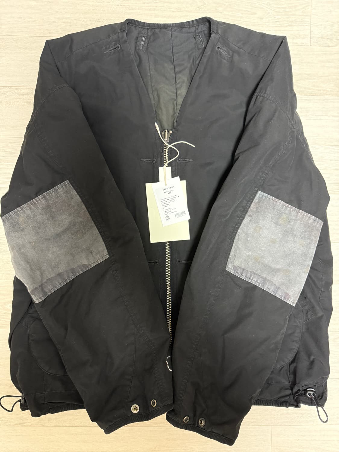 25fw 폴리테루 행크 리버시블 라이너 자켓 유즈드 블랙 상품이미지2