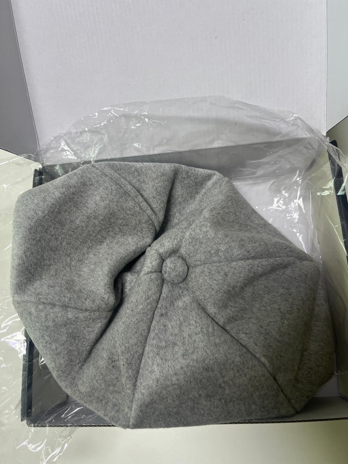 오가프 남녀공용 캐시미어 100% 베레모 그레이 새상품 상품이미지4