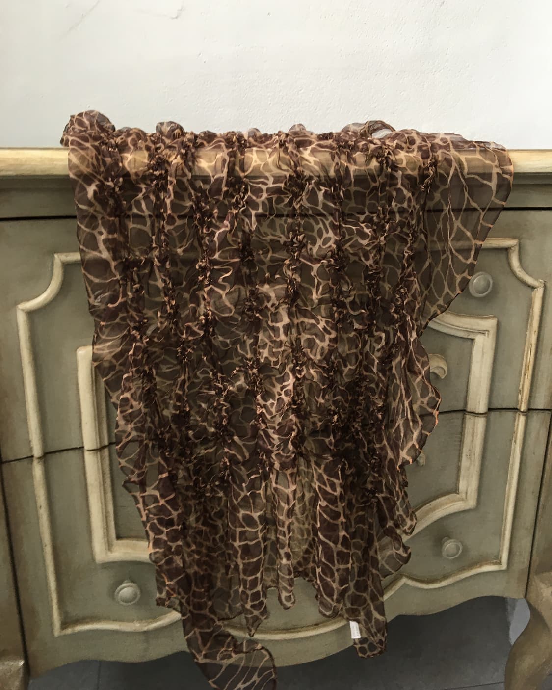 animal pattern shirring muffler 상품이미지4