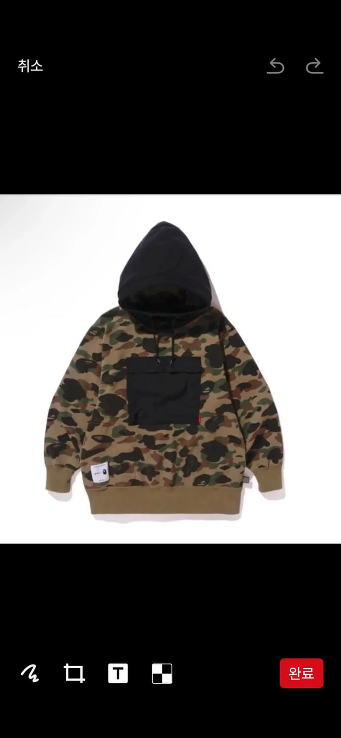 17년 베이프(BAPE) X 더블탭스(WTAPS) 후디 상품이미지1
