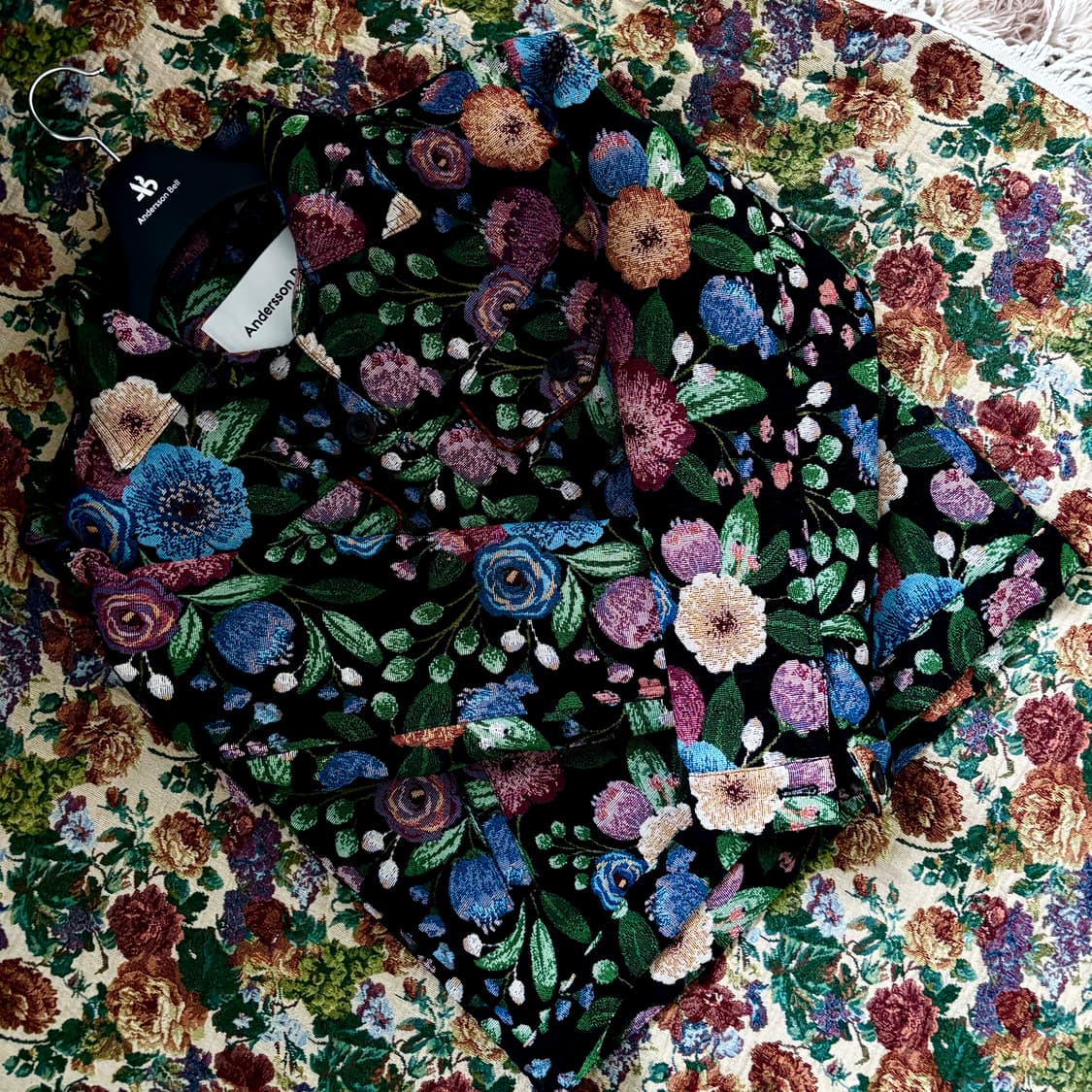 앤더슨벨 플로버 자카드 트러커 자켓 M 상품이미지1