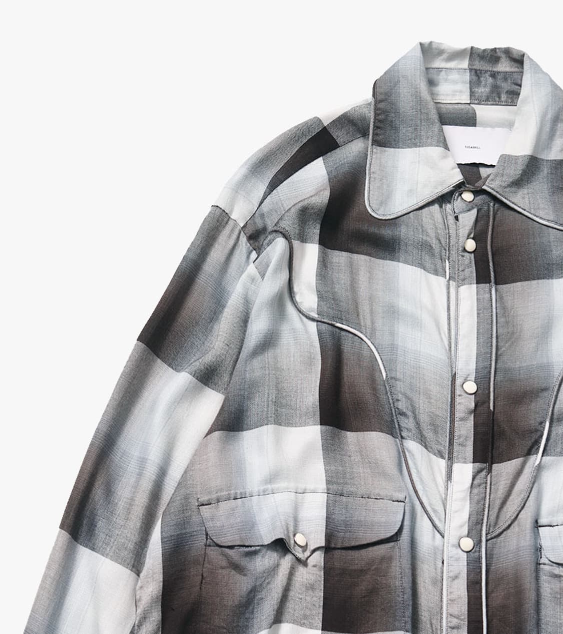 SUGARHILL - OMBRE CHECK WESTERN SHIRT 상품이미지3