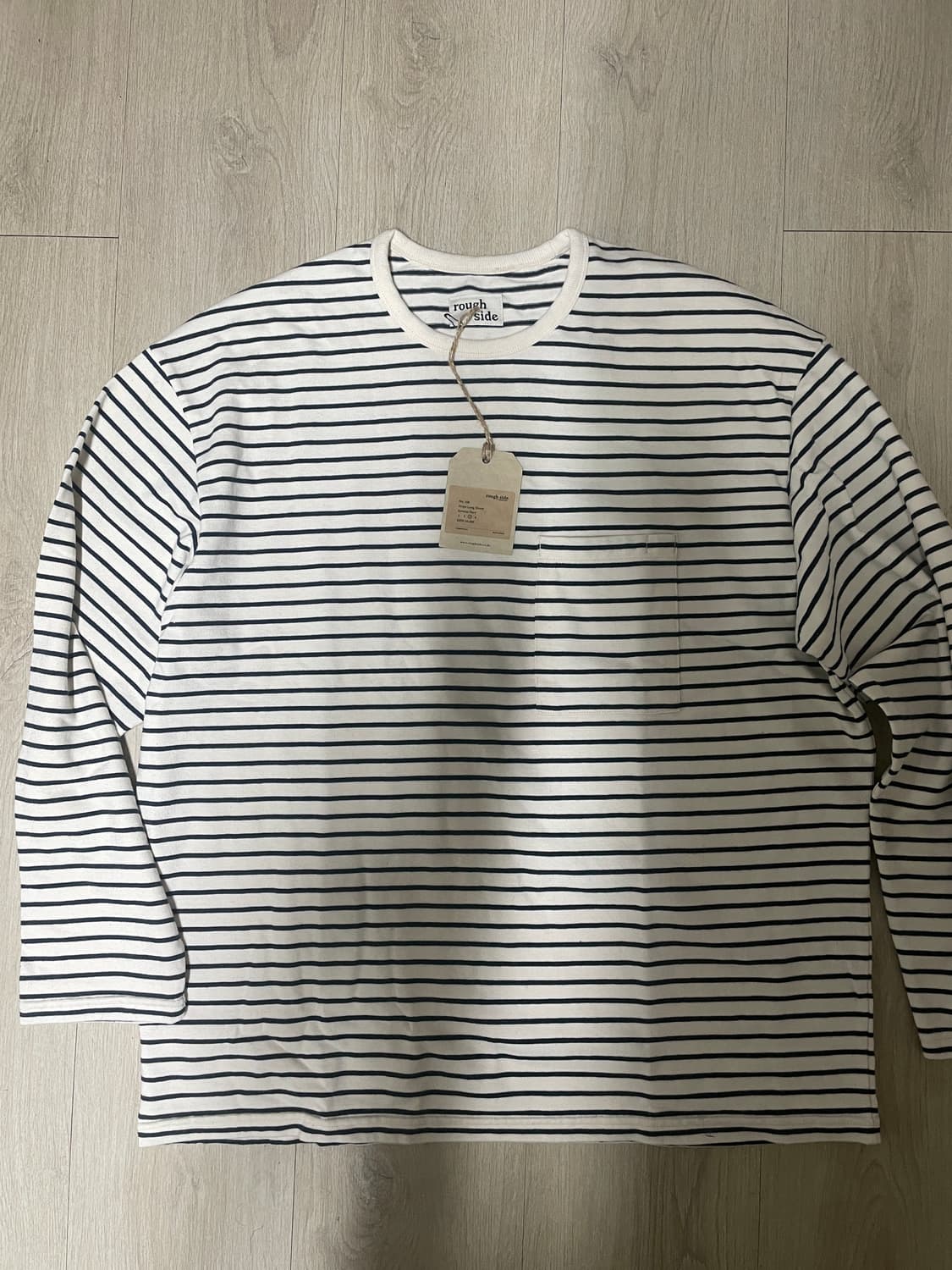 [3] 러프사이드 스트라이프 롱슬리브 네이비 상품이미지2