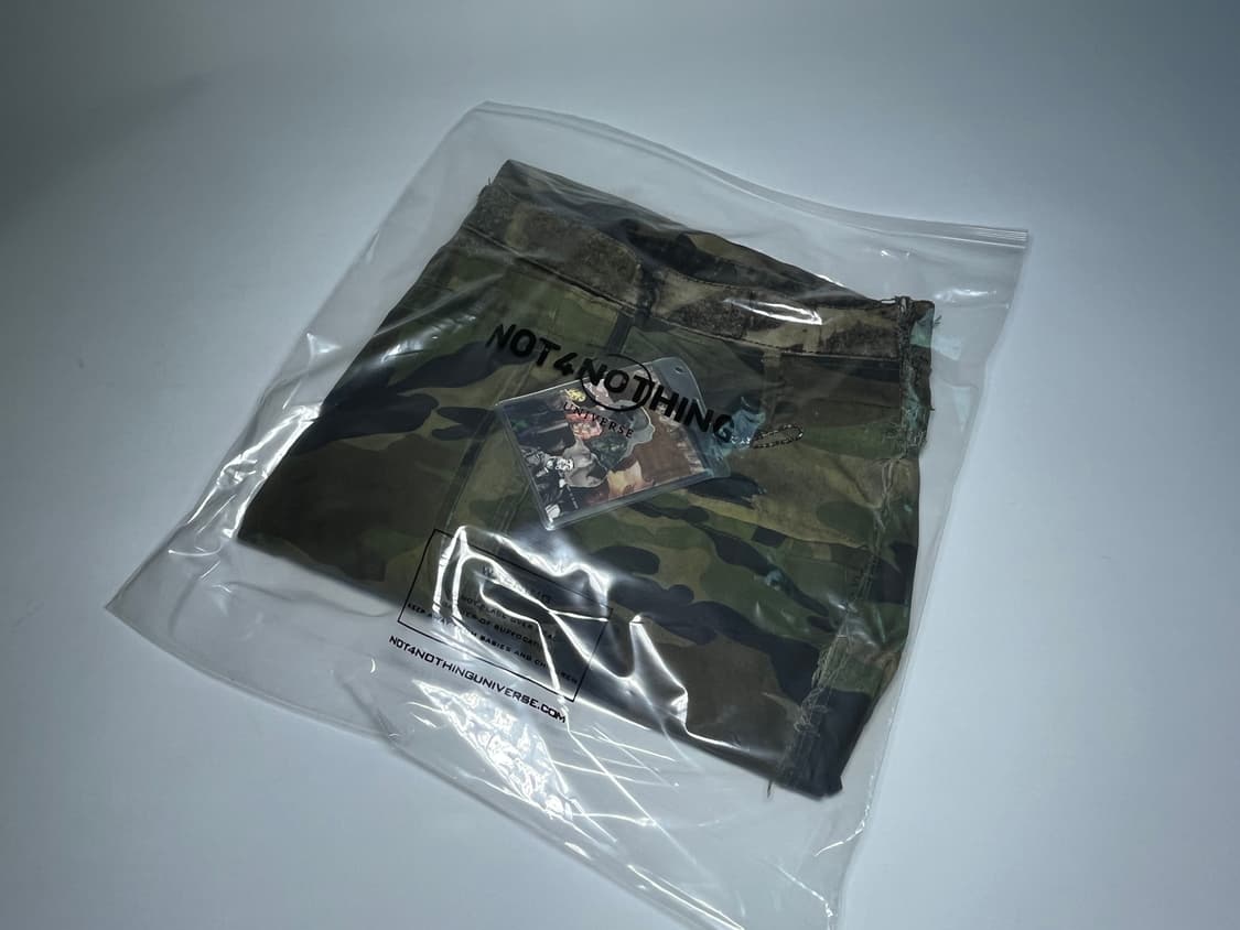 [OS] 빈티지 아카이브 데님 더블 웨이스트 컷아웃 카모플라쥬 벌룬 팬츠 상품이미지6