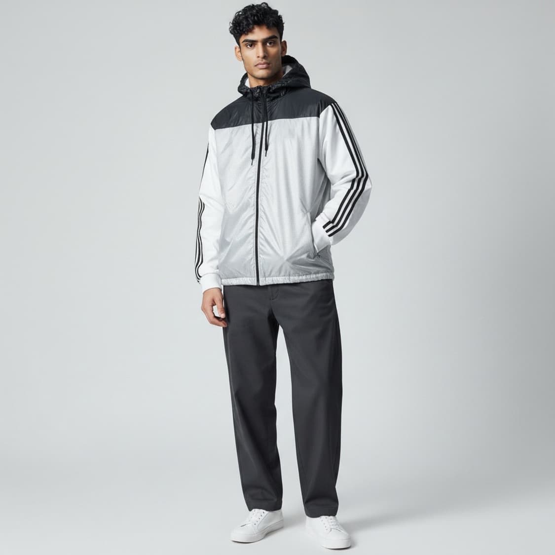 [L] adidas 아디다스 폴리 바람막이 자켓 상품이미지2