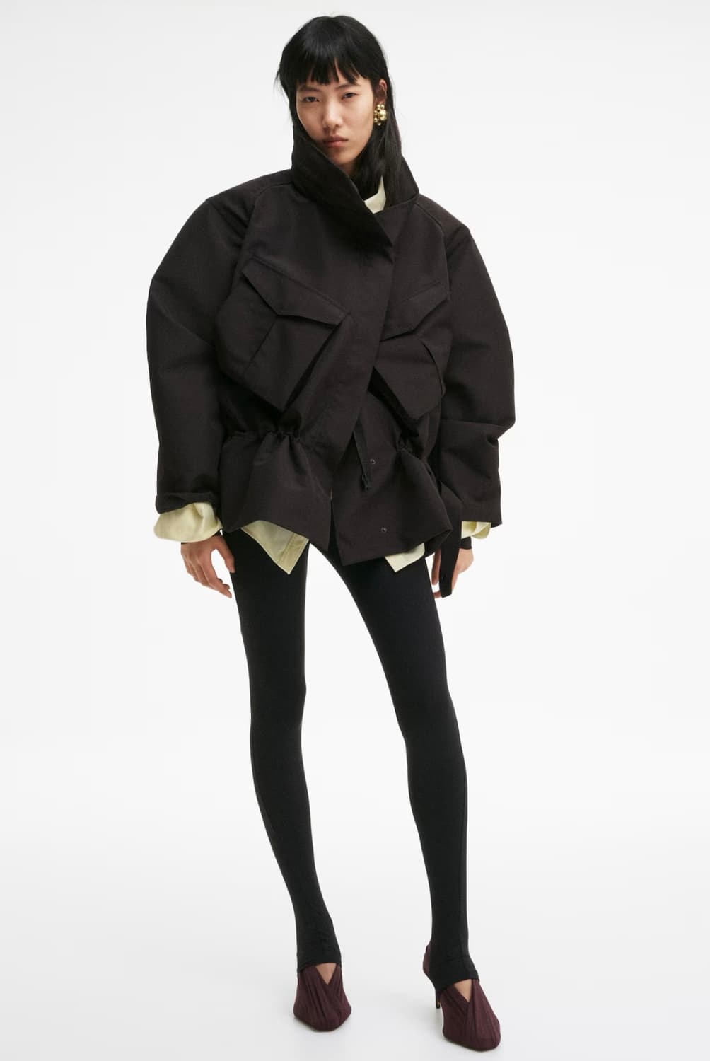 [XS]H&M 에이치앤엠 스튜디오 페블럼 후드 자켓 상품이미지6