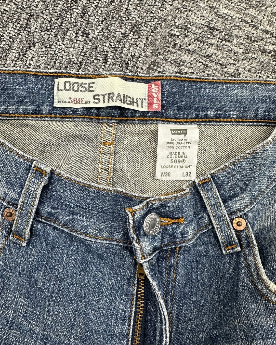 (허단39.5)00'S 리바이스 569 와이드팬츠-M1251  상품이미지2