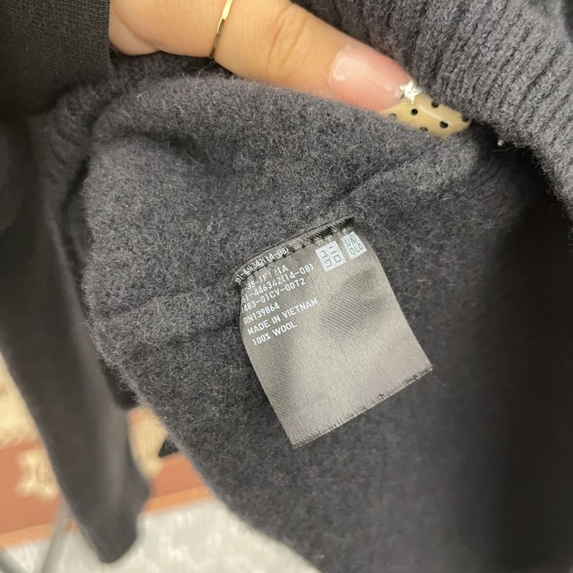 유니클로 빈티지 질샌더 모던시크 버튼 울 가디건 L C09761 상품이미지6