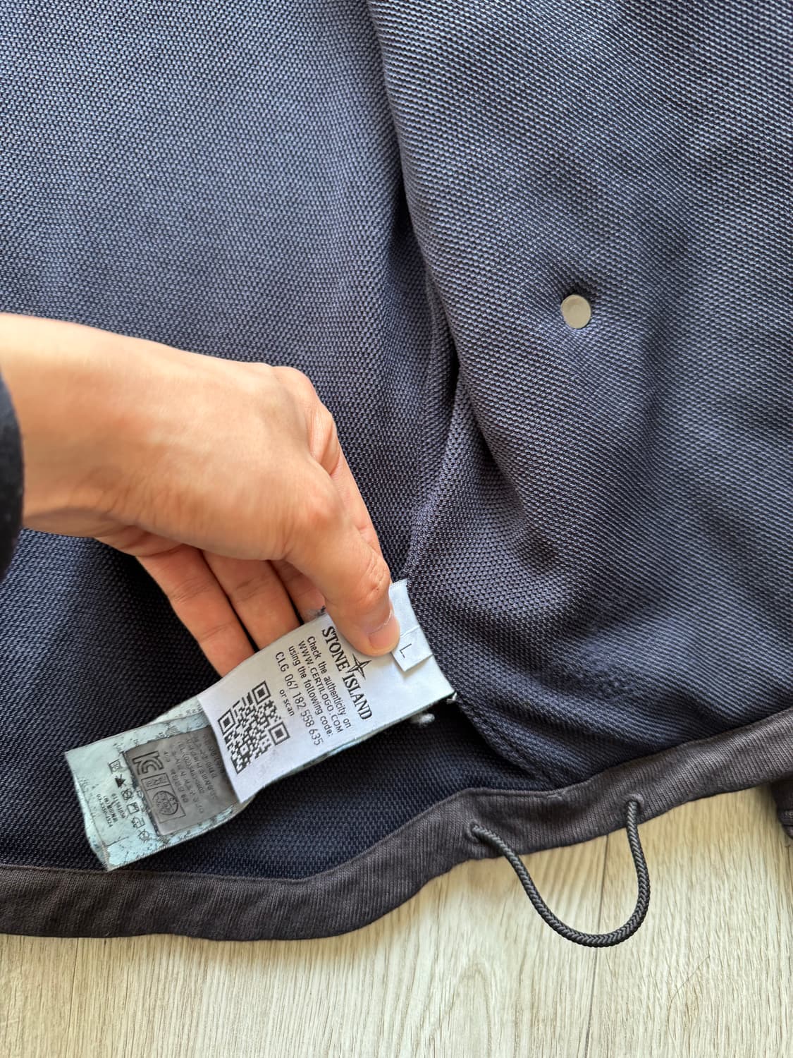 스톤아일랜드 스웻 워크 후드자켓 상품이미지7