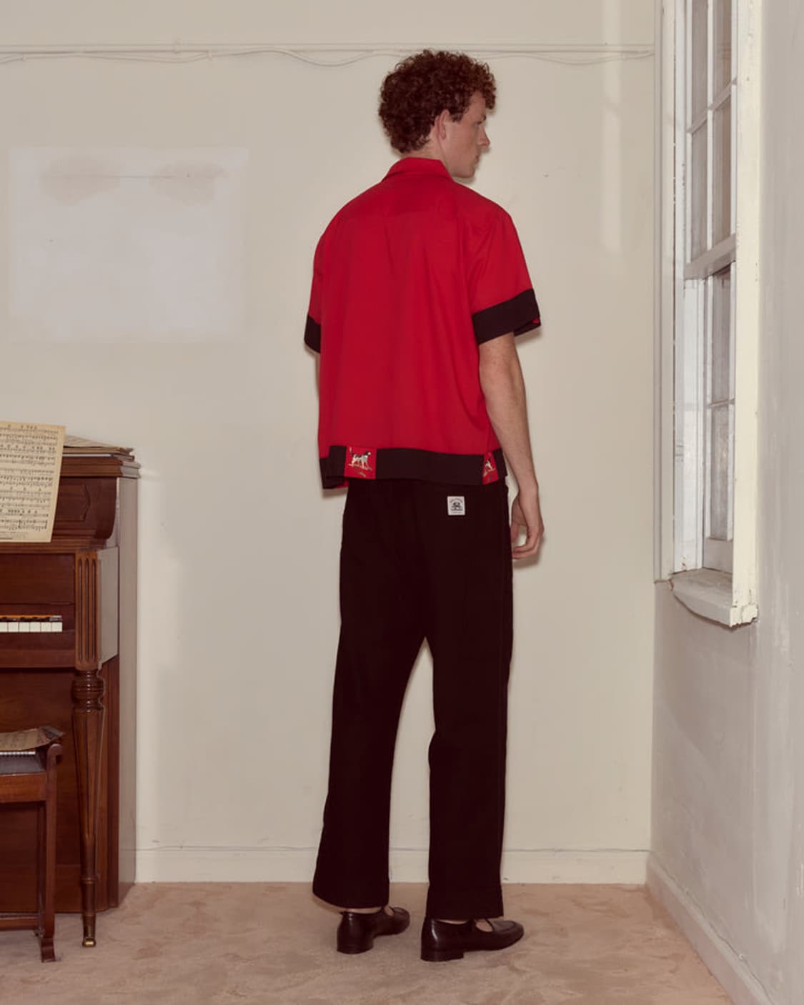 [S,M]보디 BODE Pointer Short Sleeve 셔츠/레드 상품이미지3