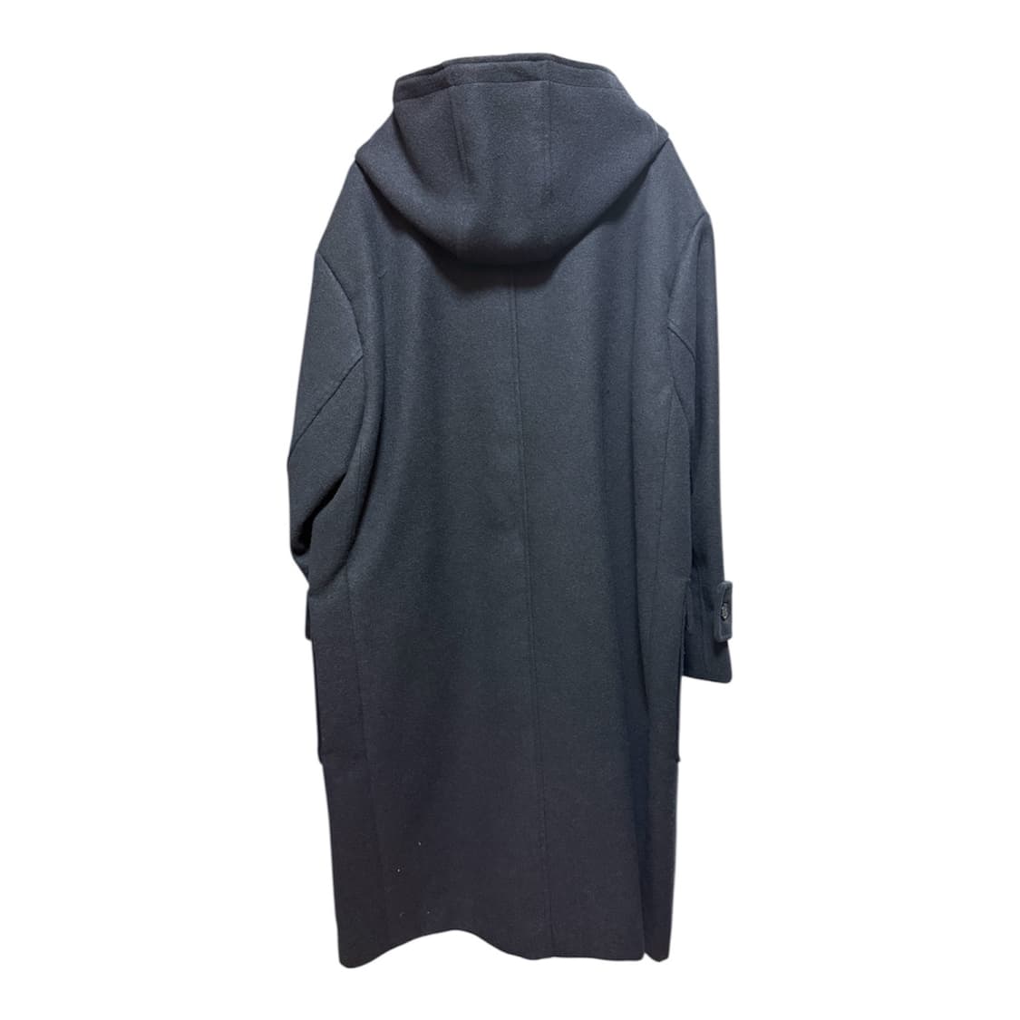 파르티멘토 오버사이즈 멜톤 더플 롱 코트 네이비 상품이미지4