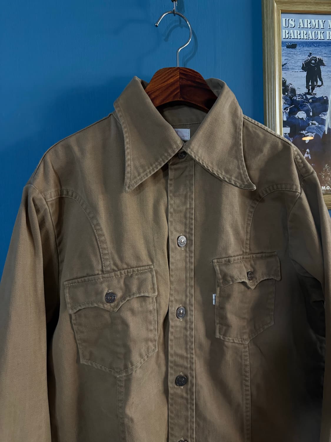 70’s USA Levis White tab  Moleskin JK 상품이미지2