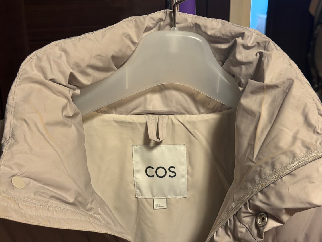 [남성S]코스 COS 아이보리 패딩 상품이미지4