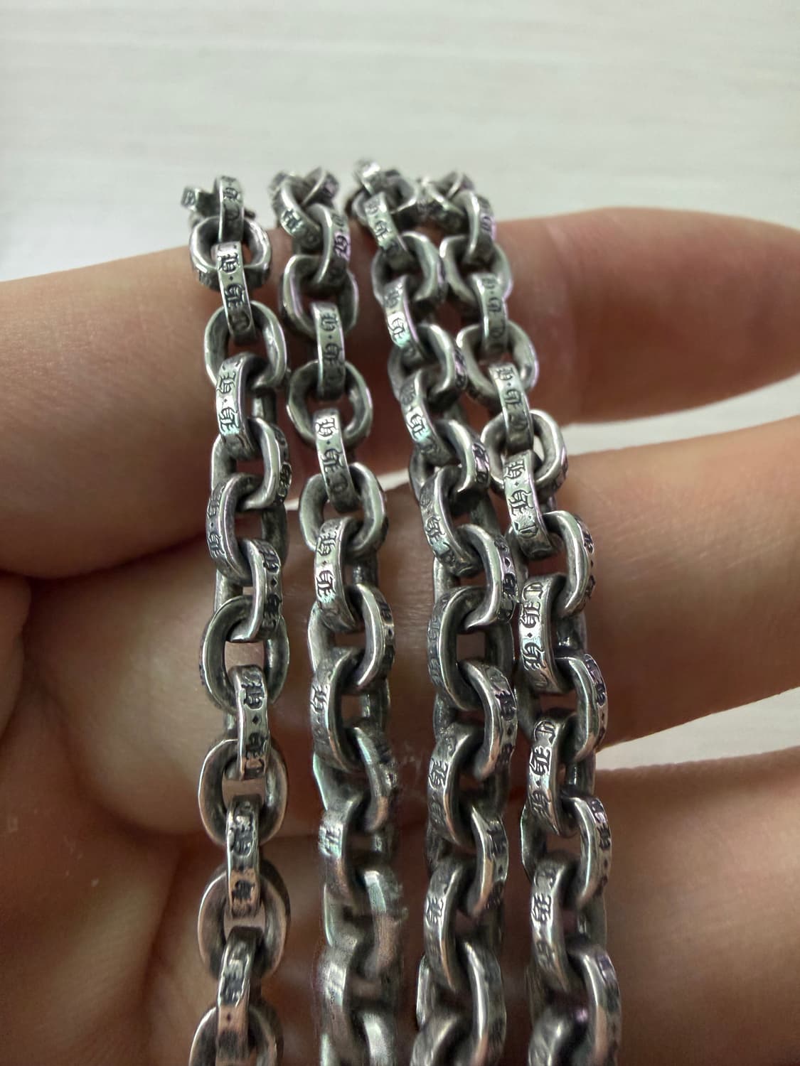 [20인치] 크롬하츠 페이퍼체인 상품이미지6