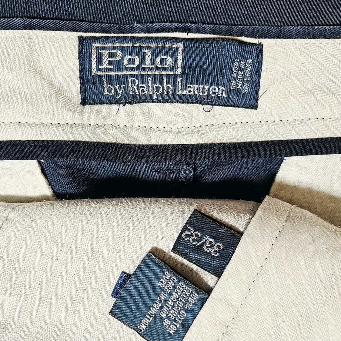 [33X32][폴로 랄프로렌] 00's 프레스턴 클래식 치노팬츠 네이비 상품이미지8